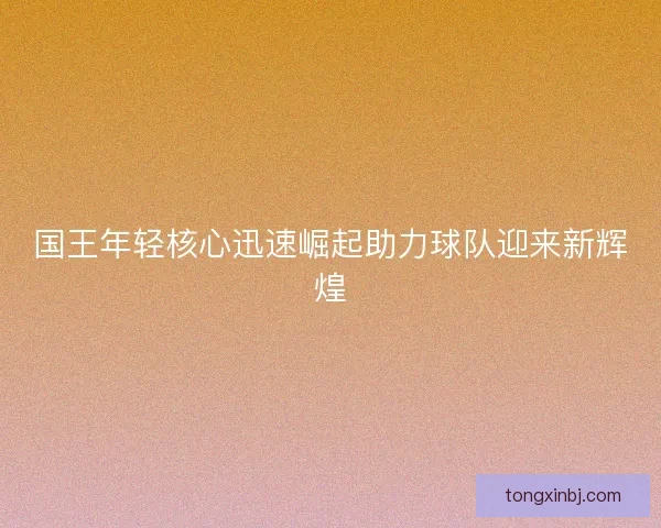 国王年轻核心迅速崛起助力球队迎来新辉煌